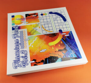 12 inch vinyl white boxset with full colour UV-LED lid printing