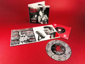 Custom printed vinyl CDs with full colour printed inner record-style wallets and printed four page outer gatefold wallets