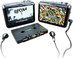 Custom Printed Stereo Walkman Cassette Tape Players