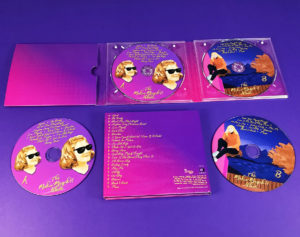 6 page digipak with two disc trays and booklet pocket, with 4/4 printing and gloss lamination