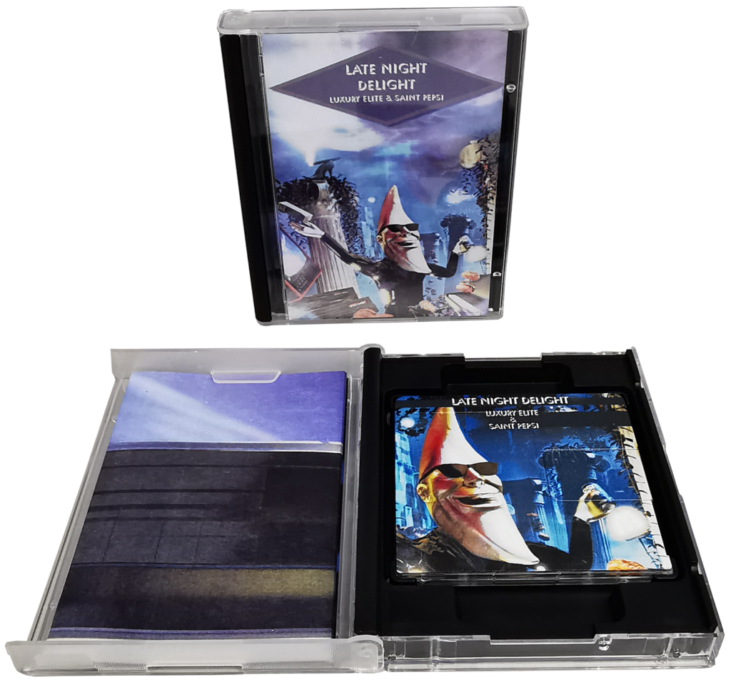 Clear MiniDiscs with full colour front and back print in full size