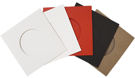Record-style vinyl CD wallet options