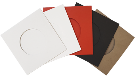 Record-style vinyl CD wallet options