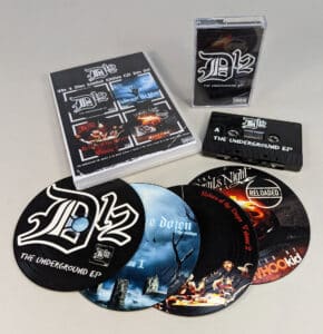 D12 four CD set in a quadruple DVD size case
