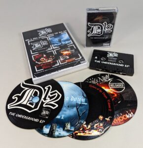 D12 four CD set in a quadruple DVD size case