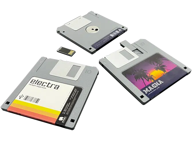 Politibetjent Hjælp Henstilling Floppy disk USB Drives - Band CDs