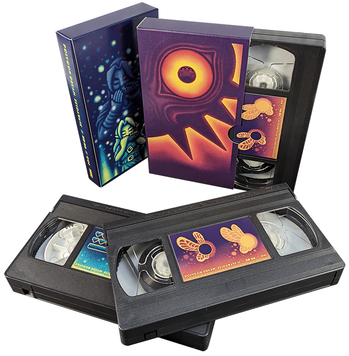 VHS tape printed slipcase production