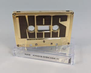 NAS - King's Disease III mirror gold cassette tapes