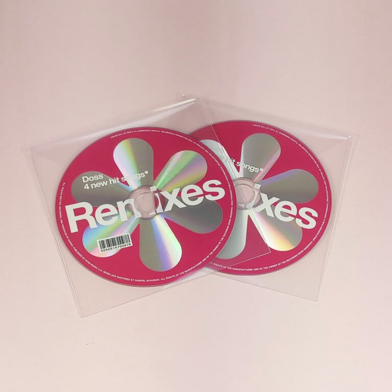CDs in Custom Printed, Clear Plastic & Record-Style Wallets | Band CDs