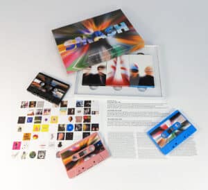 Triple cassette tape boxset with A5 booklet and custom cardboard inserts, plus full colour printed all-over wrap boxes
