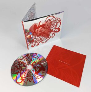 Four page CD digipaks with booklets, printed on silver mirrorboard