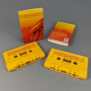 Kylie Minogue Padam Padam recycled apricot cassette tapes in printed O-cards