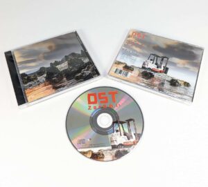 Partial coverage print glass mastered CDs for OST