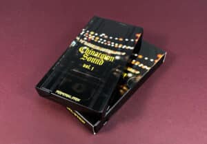 VHS tapes in printed card slipcase with full on-body printing